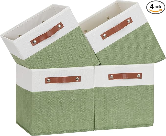 Temary Fabric Storage Bin 11x11 Cube Storage Bins by TEMARY