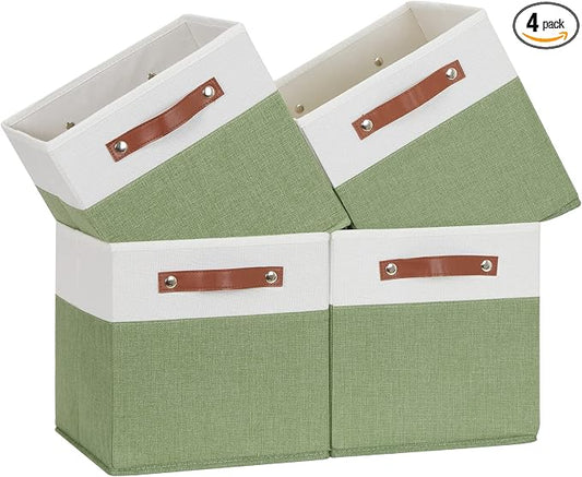 Temary Fabric Storage Bin 11x11 Cube Storage Bins by TEMARY