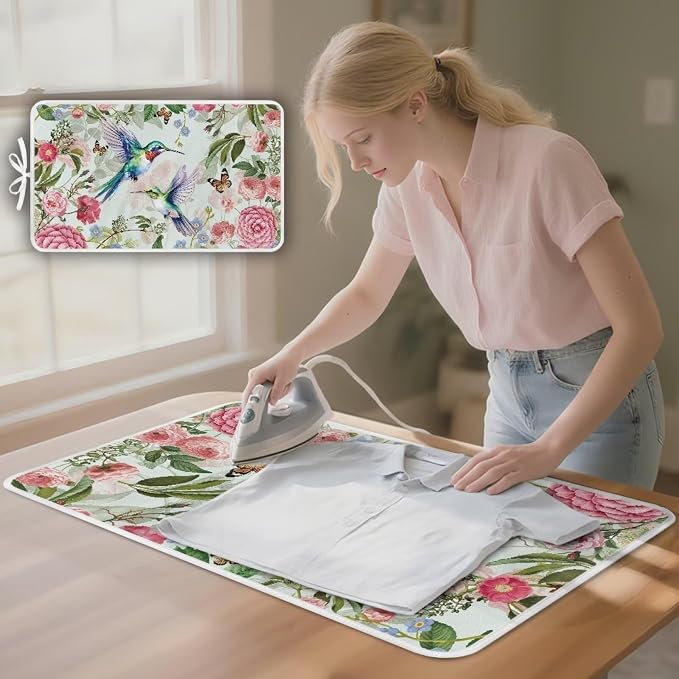 Ironing Mat Foldable Ironing Pad Portable Board Iron Board Alternative Cover - Image 3