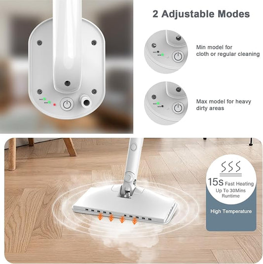Steam Cleaner, 6 in1 Rotated Steam Mop Cleaner - Image 2