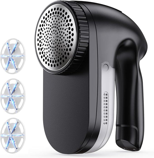 IPX6 Waterproof Washable Electric Fabric Shaver and Lint Remover, Rechargeable by PKBD