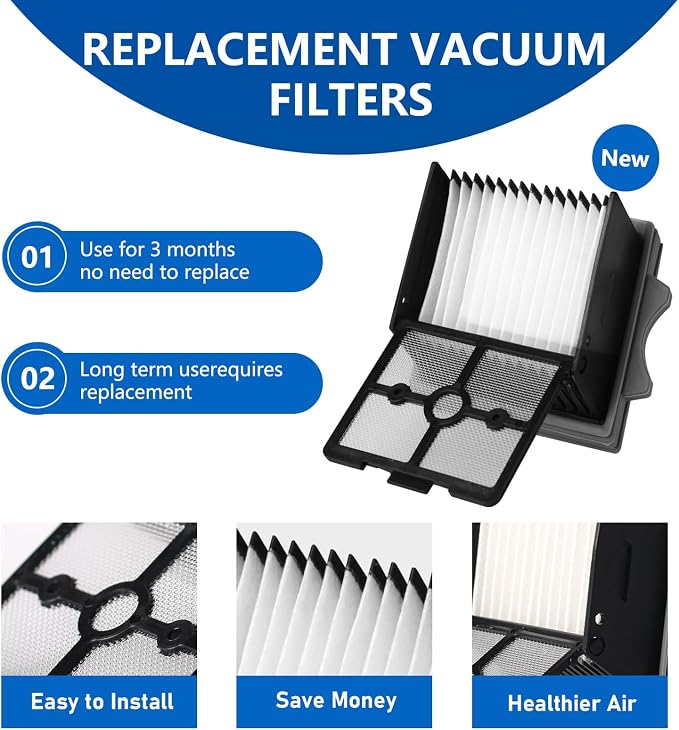 Roller Brush and Filter Replacement Compatible - Image 4