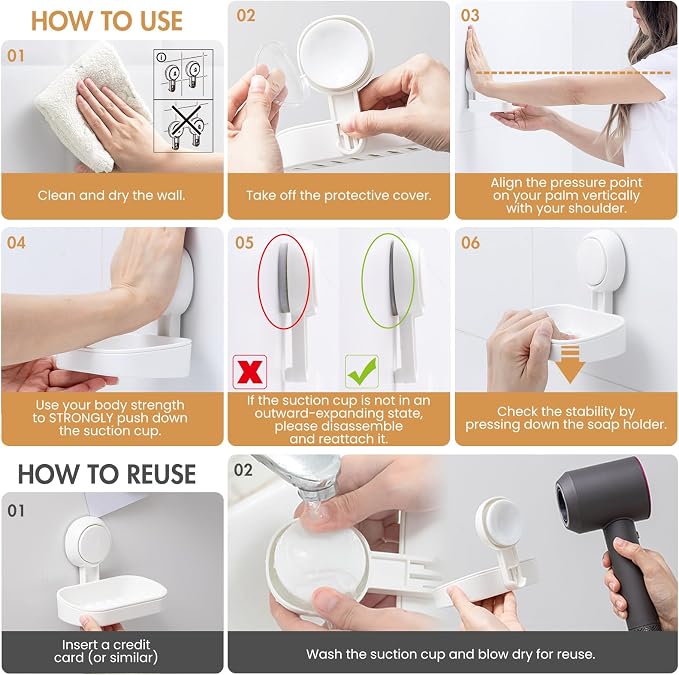 LEVERLOC Soap Holder Suction Cup - Image 5