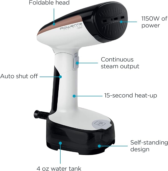 Rowenta, Steamer for Clothes, Access Steam Handheld Steamer, 15 Second Heatup - Image 10