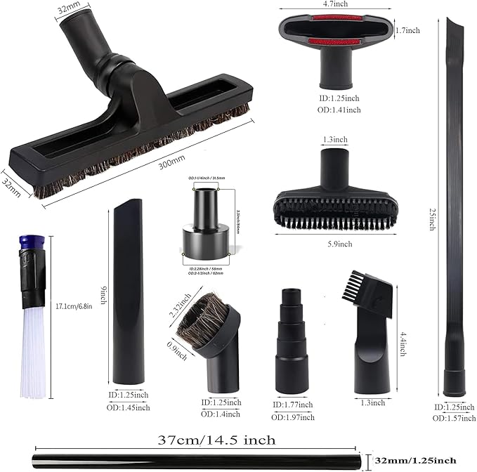 12 Pcs Universal Vacuum Attachments - Image 2