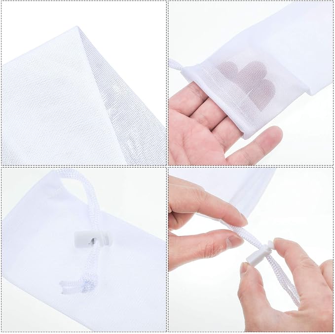 Lint Traps Catcher for Washing Machine Nylon Mesh Lint Traps for Home Laundry - Image 2