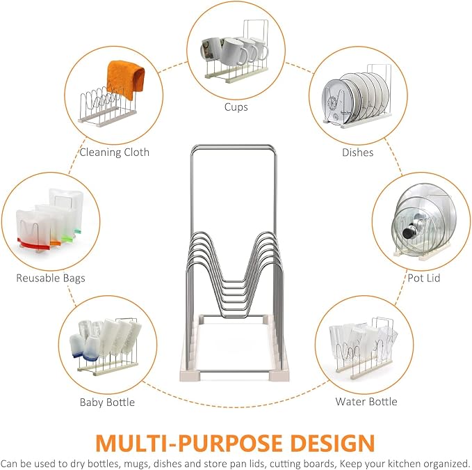 Reusable Bag Drying Rack, Silicone Bag Drying Rack, Plastic Bags Dryer Rack - Image 3