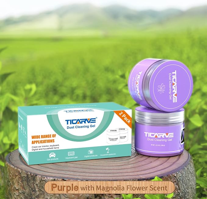 TICARVE 2Pack Cleaning Gel for Car Putty Car Vent Cleaner Cleaning Putty Gel - Image 5