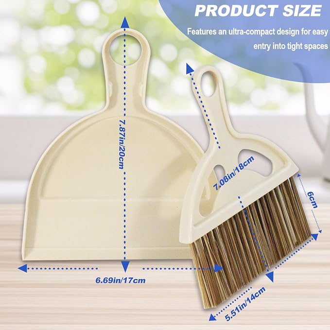 Mini Broom and Dustpan Set Hand Broom - Image 5