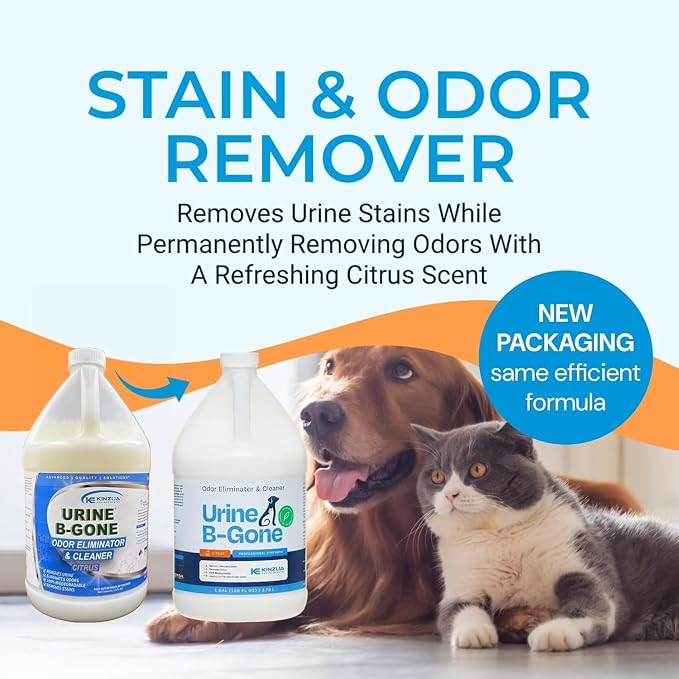 KINZUA ENVIRONMENTAL Urine B-Gone, Professional Enzyme Odor Eliminator & Pet - Image 2