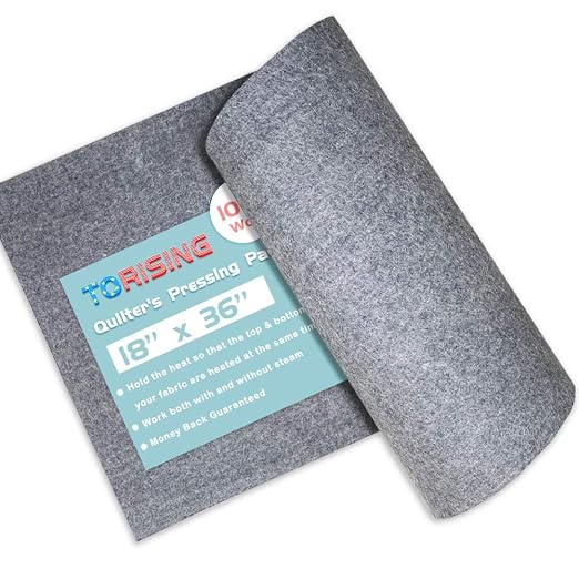 100% Wool Monster Pressing mat -18" x 36" Professional Ironing Pad by Torising