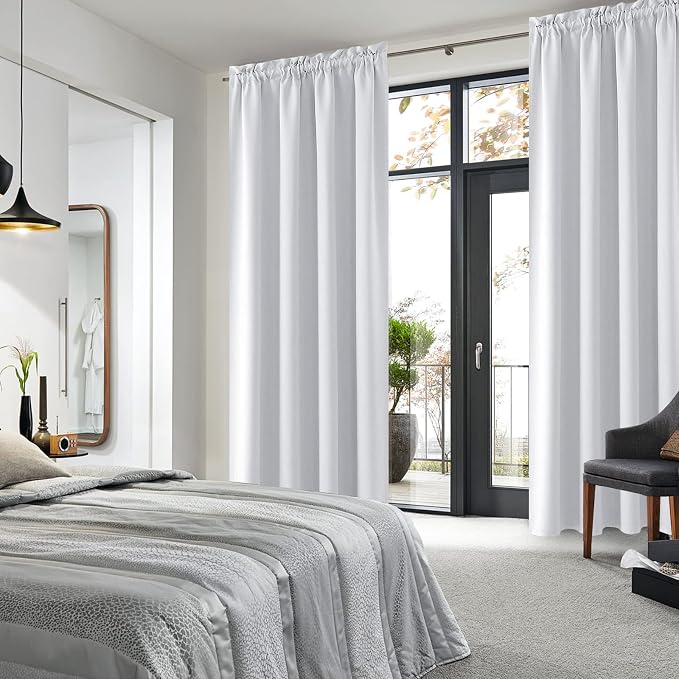 DWCN White Room Darkening Curtains - Image 2