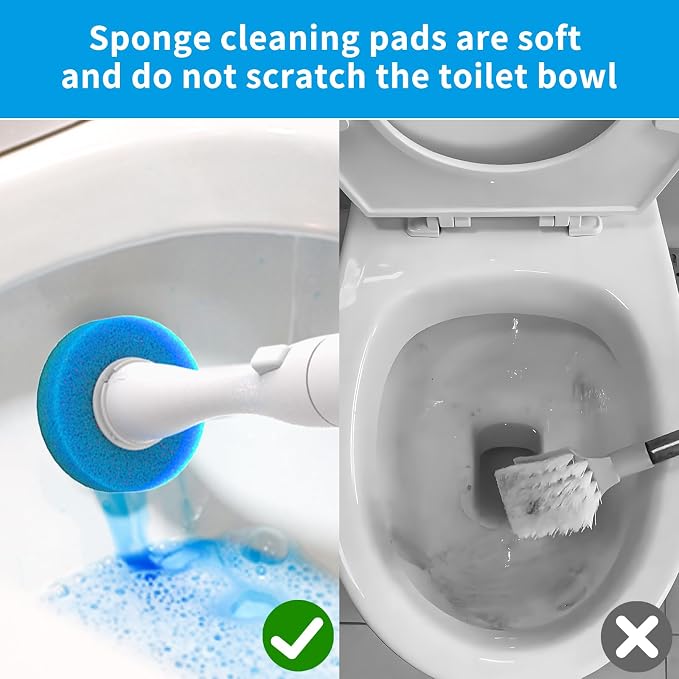 36-Piece Toilet Wand Refills, Disposable Toilet Bowl Cleaner Wand Compatible - Image 6