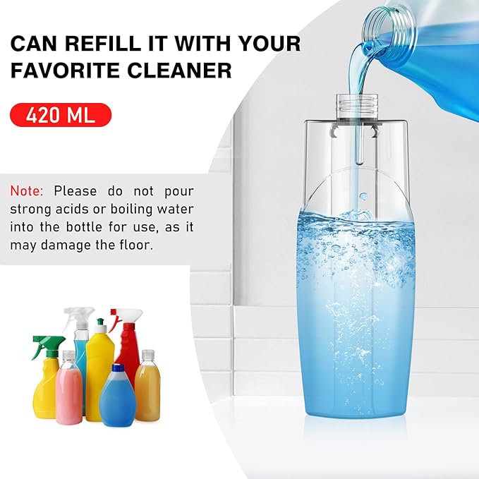 nacena Spray Mop for Floor Cleaning, Dust Mop - Image 3