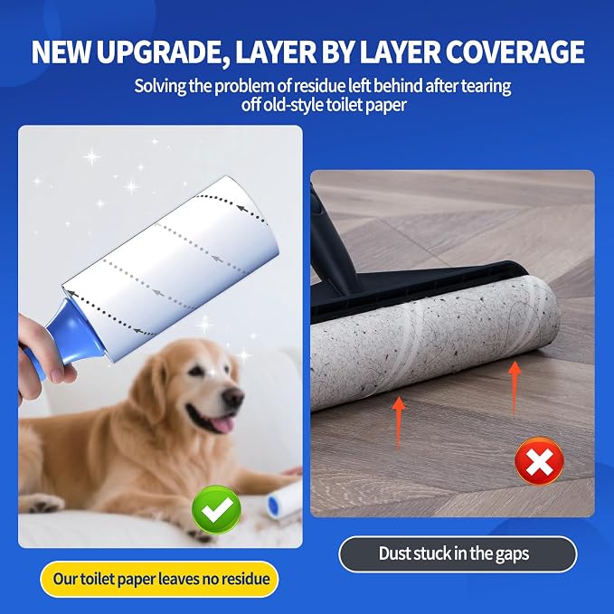 lint Rollers for pet Hair Extra Sticky Heavy Duty Lent Roller for Dog and Cat - Image 9