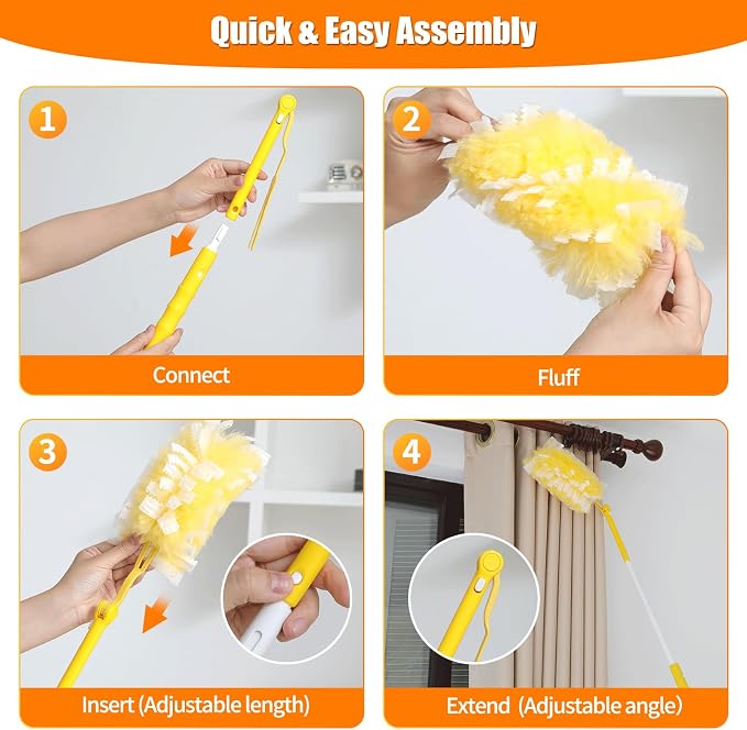 40 Count 360° Heavy Duty Duster Refills Compatible - Image 6