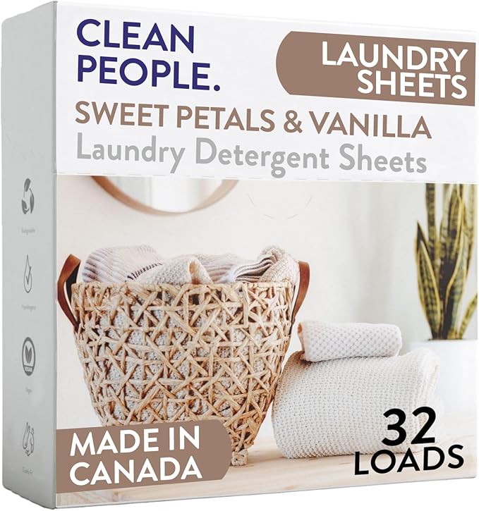 The Clean People Laundry Detergent Sheets by CleanPeople