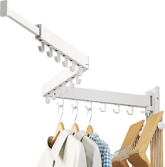 Drying Rack, Wall Mounted Clothes Rack, 220lbs Capacity by LIENAHU