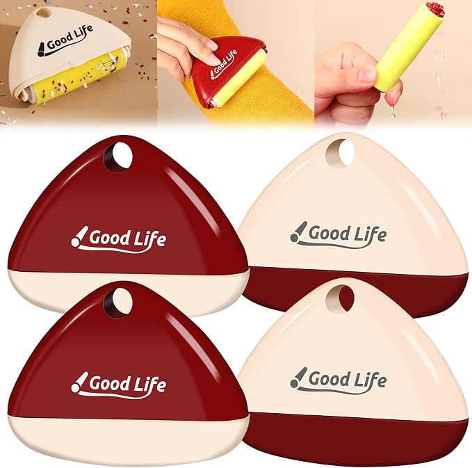 Good Life Lint Roller, Reusable Mini Lint Roller Pet Hair Remover, Portable by Unknown