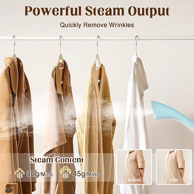 Standing Garment Steamer, 2000W Powerful Steamer - Image 8