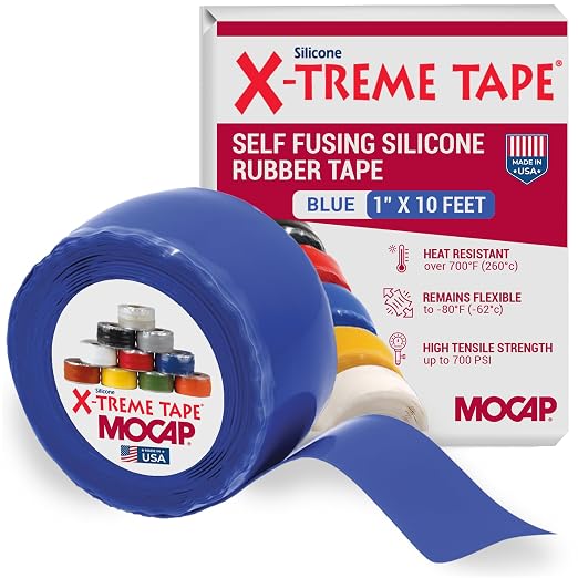 X-Treme Tape MOCAP Heavy Duty Electrical Tape, Self-Fusing Silicone Rubber by MOCAP