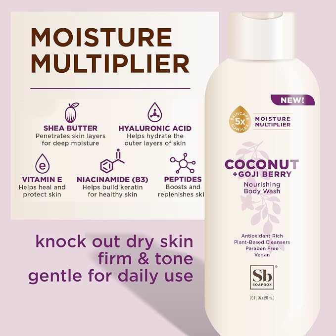 Soapbox Body Wash, Coconut + Goji Berry Body Wash - Image 2