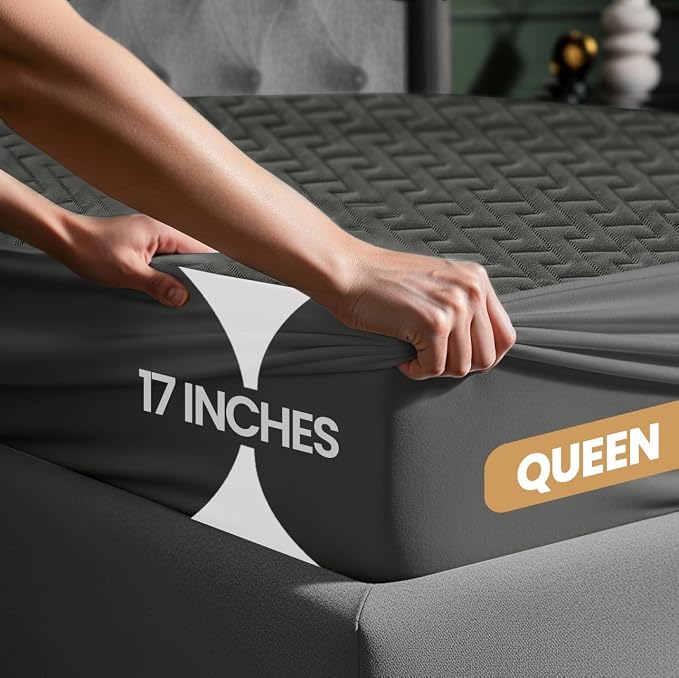 Utopia Bedding Waterproof Mattress Protector Queen Size, Premium 3D Air Soft - Image 3