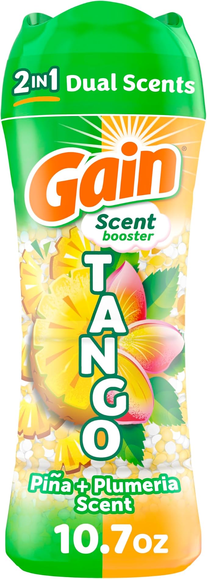 Gain Tango 2-in-1 Laundry Scent Booster Beads, Piña and Plumeria Scent by Gain
