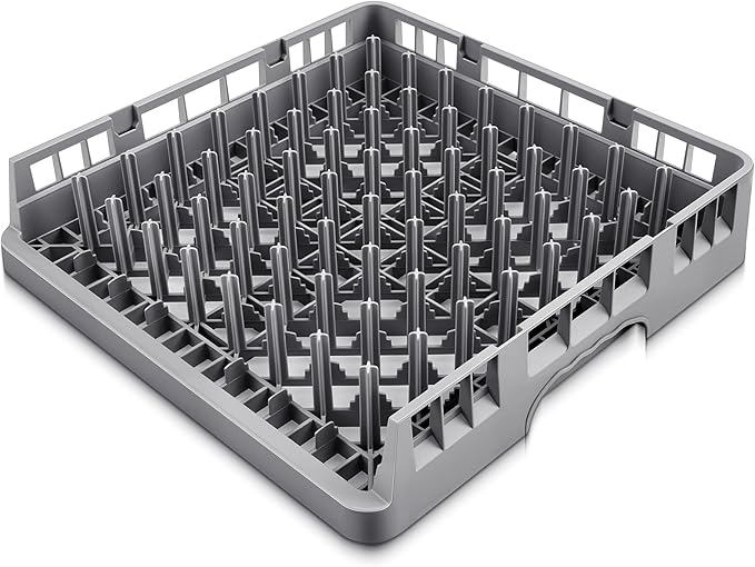 Commercial Dishwasher Tray Rack Polypropylene Full Size Flatware Rack by Aurelema