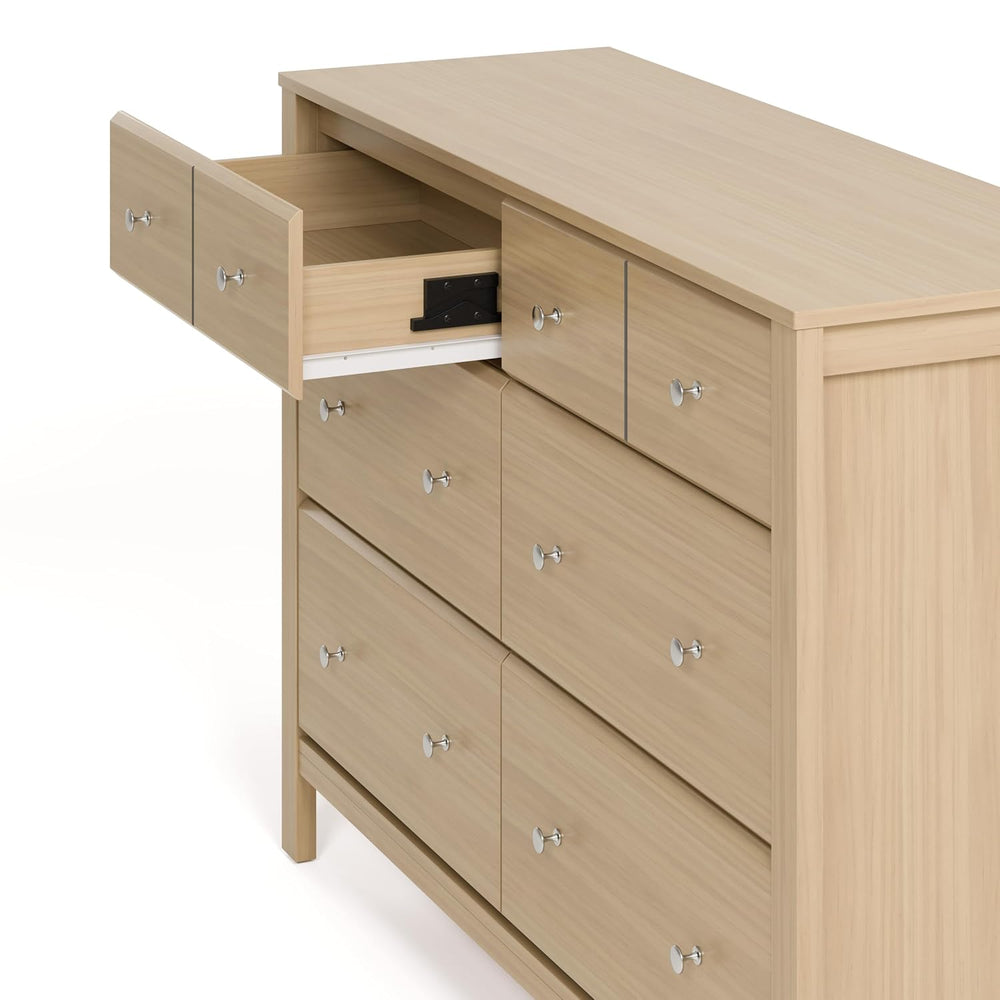 Storkcraft Horizon 6 Drawer Dresser, Driftwood