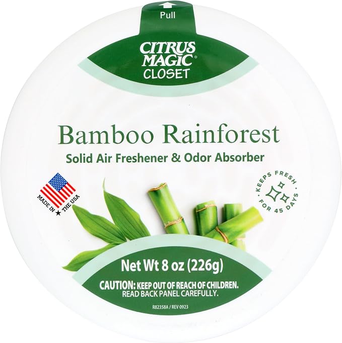 Citrus Magic For Closets Odor Absorbing Solid Air Freshener, Bamboo Rainforest - Image 2