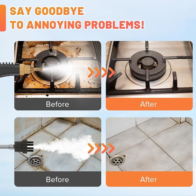 Handheld Steam Cleaner, 2500W Steam Cleaner, High Pressure Steamer - Image 6