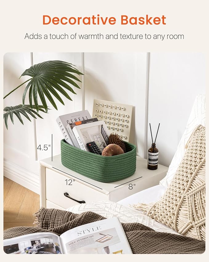 Small Woven Basket, Storage Basket - Image 2