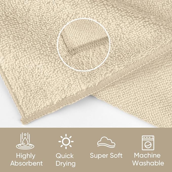 HOMEXCEL Microfiber Washcloths 24 Pack, Highly Absorbent and Soft Face Towel - Image 3