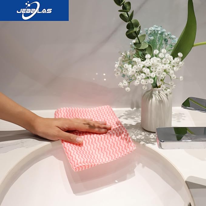 JEBBLAS Handi Wipes Reusable Cloths Dry Cleaning Cloths Dish Towel Kitchen - Image 7