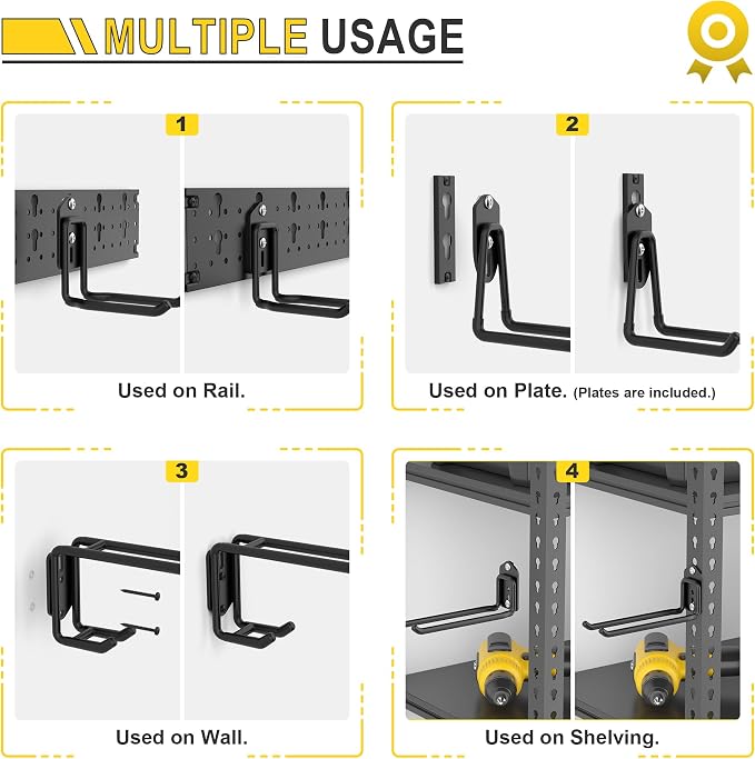 Ultrawall Garage Storage Organization, Versatile Storage Hooks Garden Tool - Image 3