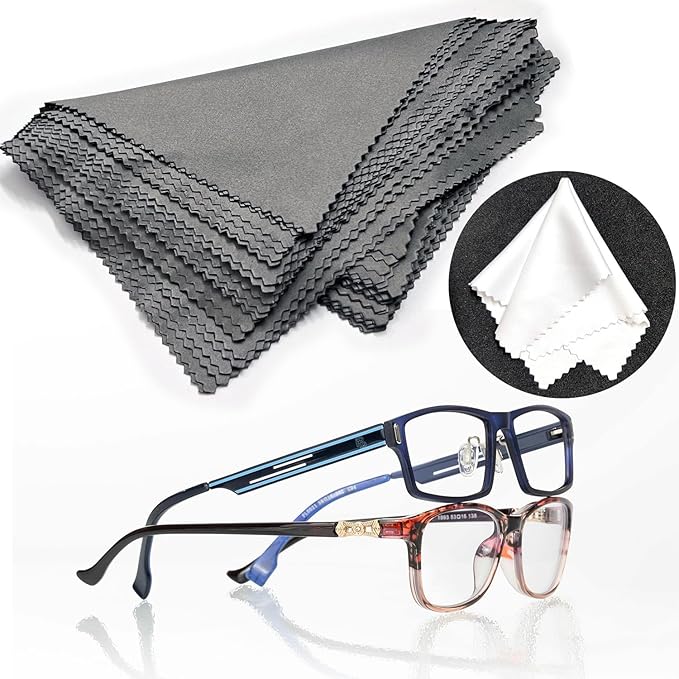 Microfiber Cleaning Cloths, 6x7 Inch – Soft Lens & Glasses Cleaning Cloth - Image 6
