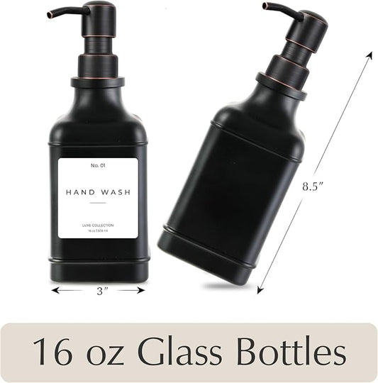 Emerson Essentials Soap Dispenser, Dish Soap Dispenser, Soap Bottle Farmhouse - Image 2