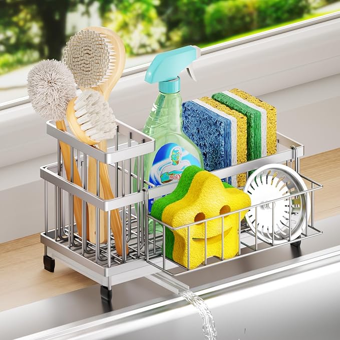 SWTYMIKI Sink Caddy Sponge Holder by SwtyMiki-TidyHomeSweetLife