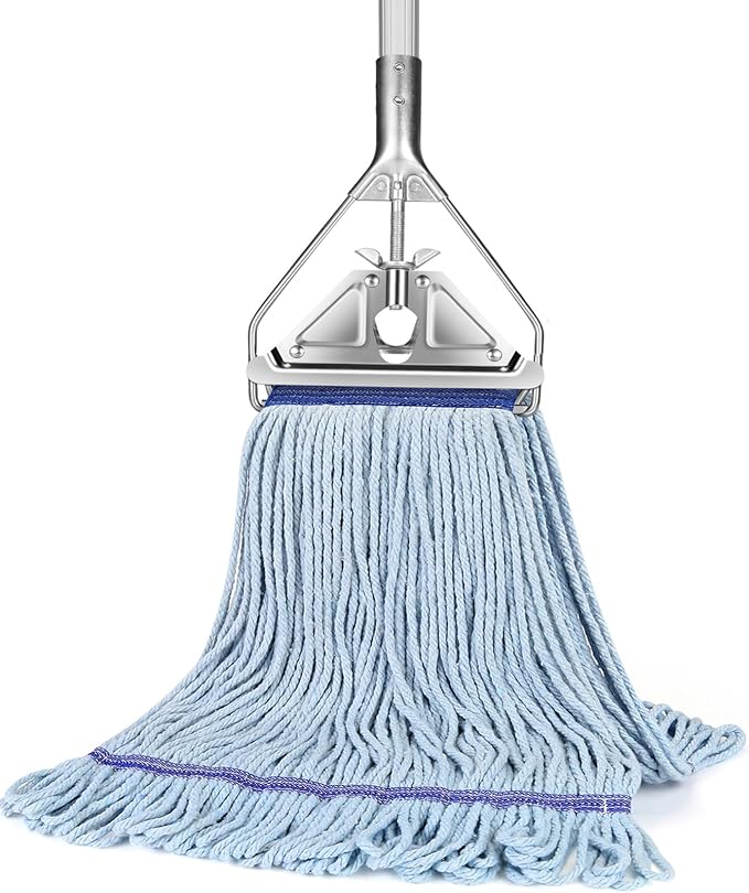 String Mop Heavy Duty for Floor Cleaning- Industrial Commercial Wet Mop by SOBONNE