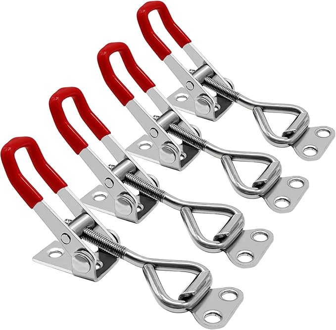 CUKAYO 4pcs Toggle Latch Clamp, 304 Stainless Steel Pull Hasp Latches, Quick by CUKAYO