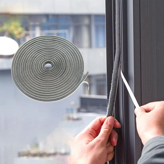 16.5FT Brush Weather Stripping, Neat Pile Self Adhesive Seal Strip by Bruiefpap
