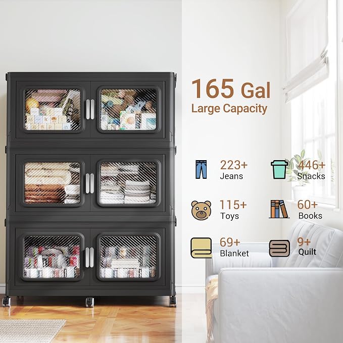 BROVIEW 660 Qt Stackable Storage Bin - Image 7