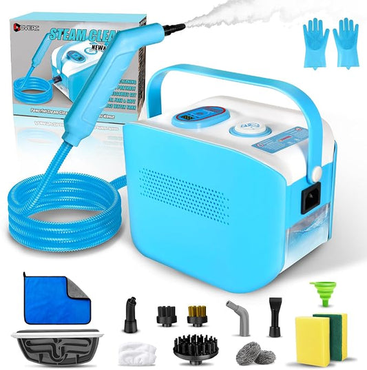 Handheld Steam Cleaner for Home, 10s Heat-Up/2.1 Qt Tank/4.5BAR High Pressure by Doverc
