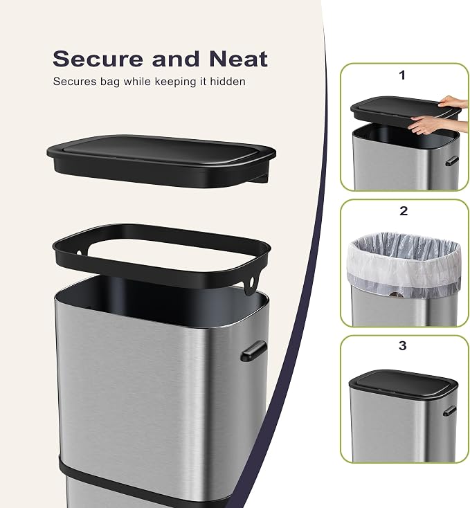 16 Gallon Kitchen Trash Can - Image 6