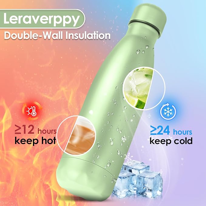 25oz Cola-Bottle Shaped Stainless Steel Leak-proof Water Bottle, Double Wall - Image 3