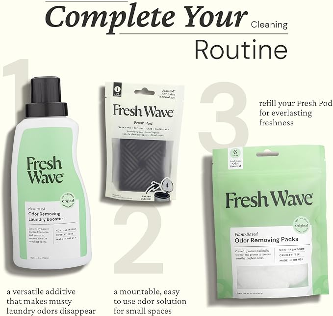 Fresh Wave Odor Eliminating & Deodorizing Packs, Bag of 6 - Image 5