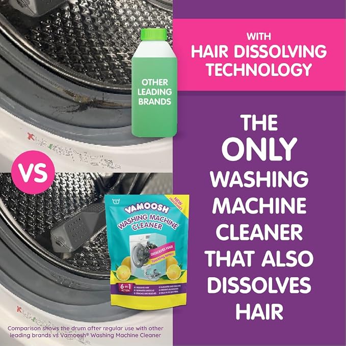 Vamoosh 6-in-1 Washing Machine Cleaner | Patented Pet Hair Dissolving - Image 5
