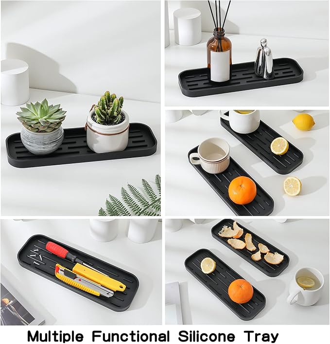 Silicone Kitchen Sink Organizer Tray - Image 5