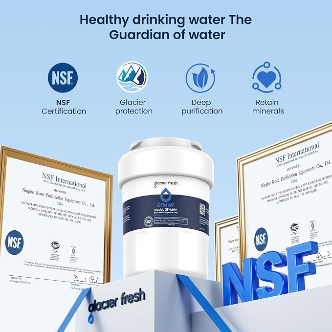 GLACIER FRESH Replacement for MWF Refrigerator Water Filters, SmartWater MWFP - Image 5